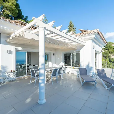 Stunning With Panoramic Views Of The Med Villa Mijas